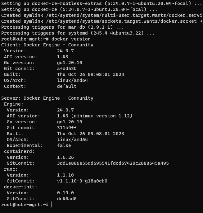 kube-mgmt docker 설치