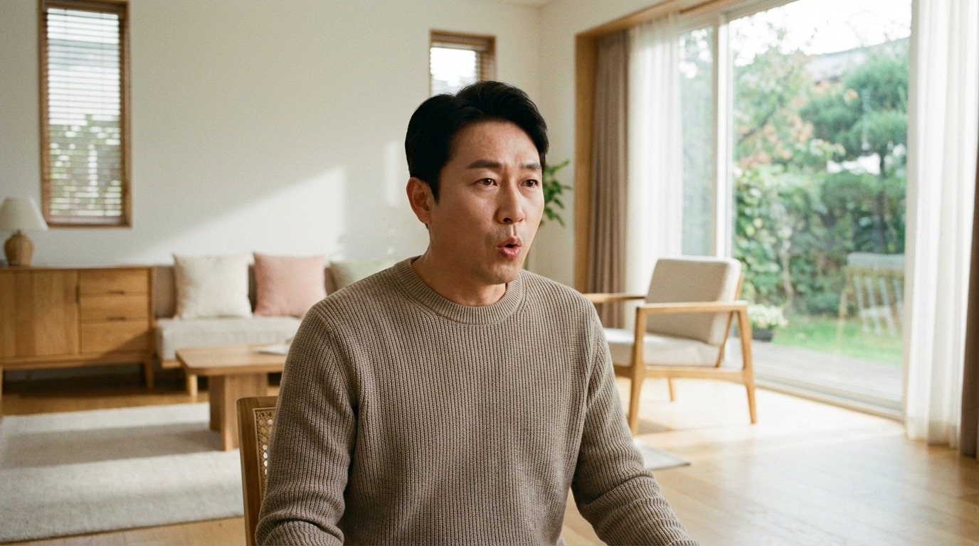 가래 색깔별 의학적 의미를 설명하는 의사