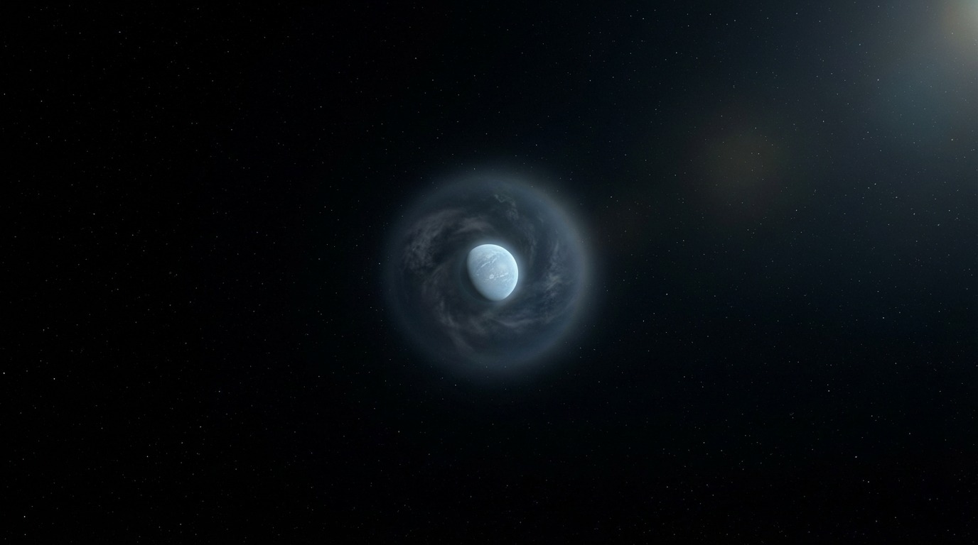 광활한 우주 속 작고 연약한 지구, 창백한 푸른 점