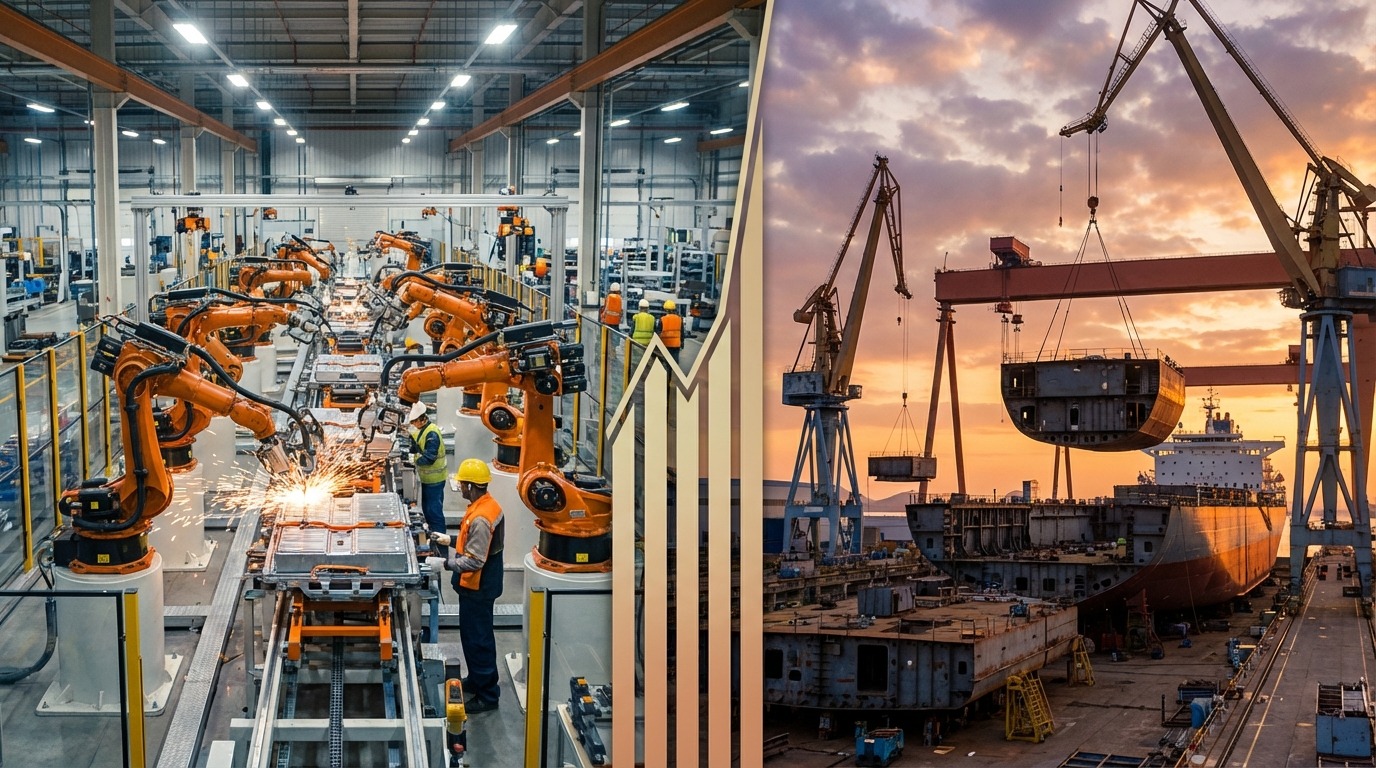 2026년 2차전지 조선업 황금기를 예측하는 투자자