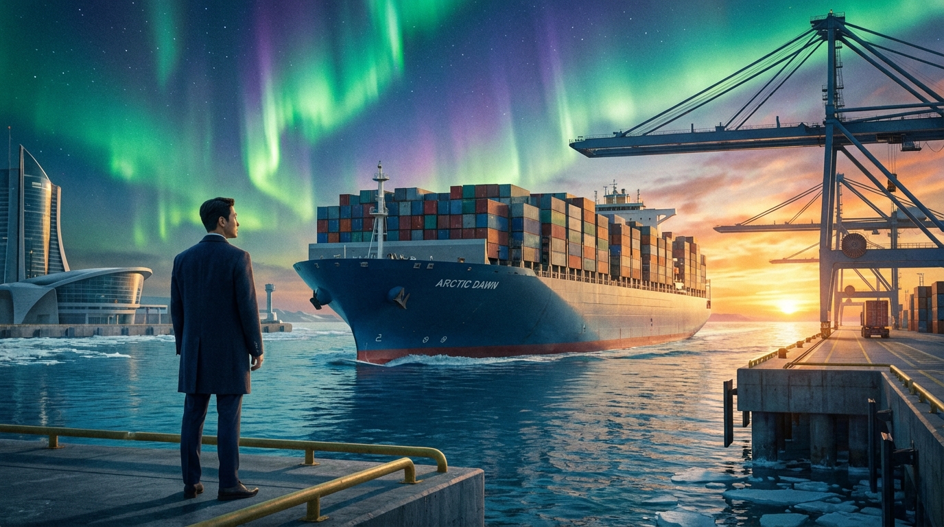 북극항로를 통해 새로운 기회를 모색하는 한국 사업가