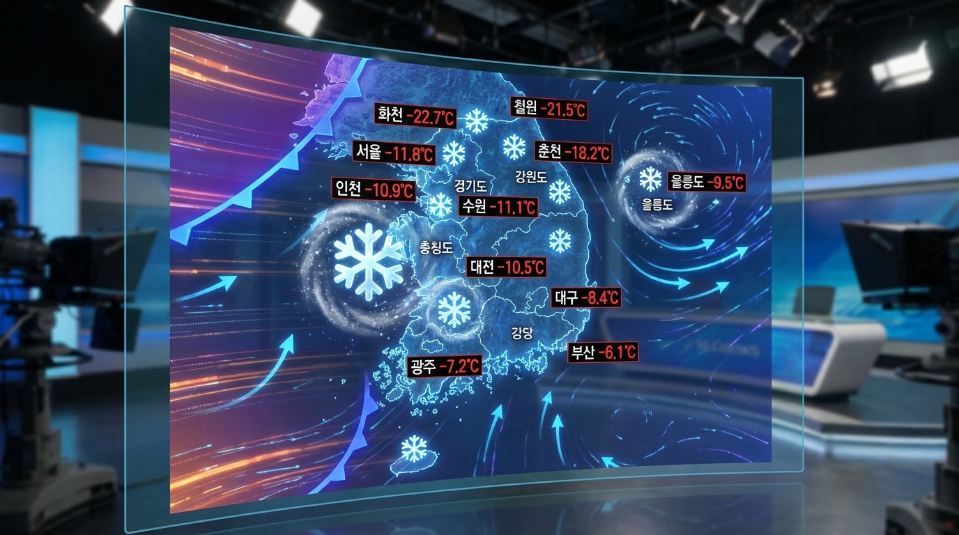 따뜻한 차를 마시며 포근하게 실내에서 휴식하는 가족의 모습