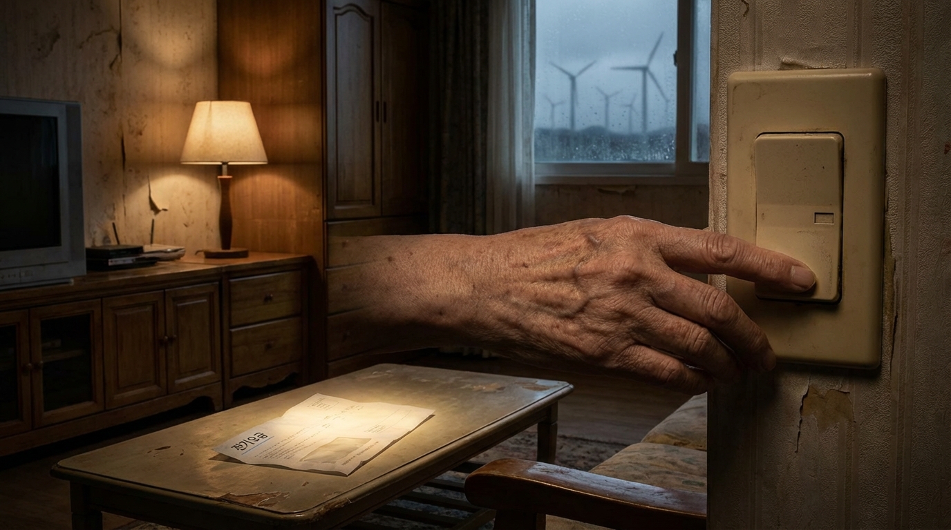 전기 요금 부담 속에서 불을 끄는 손, 유럽 에너지 위기의 일상적인 모습