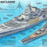 트럼프급 전함 부활: 21세기 해전의 판도를 바꿀 황금 함대의 꿈