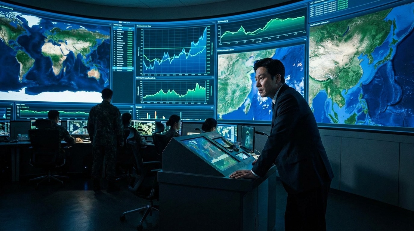 고도로 분석된 동아시아 정세 모니터링하는 한국 전략가