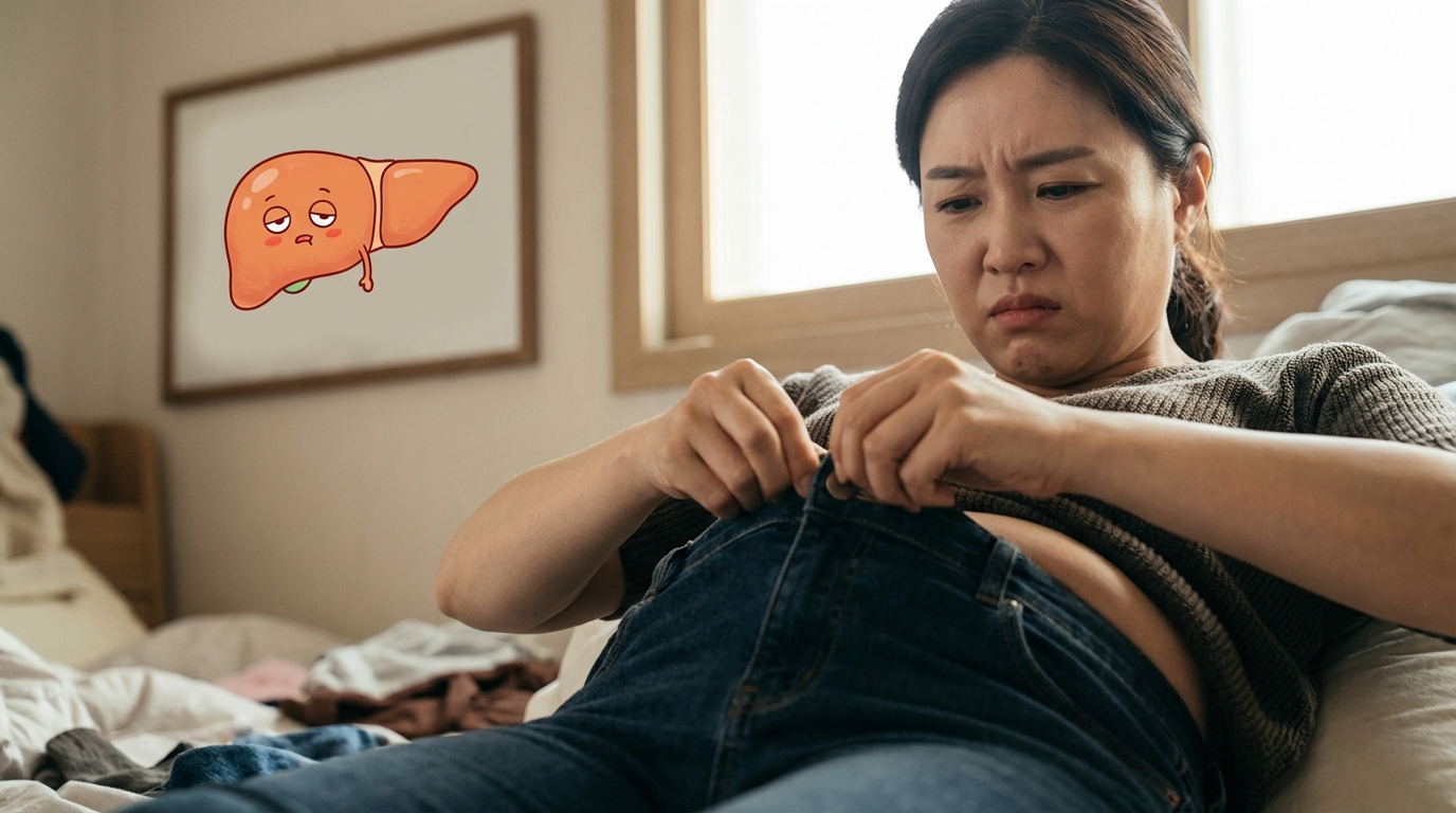 뱃살 안 빠지는 진짜 이유: 간 건강에 달린 요요 없는 다이어트