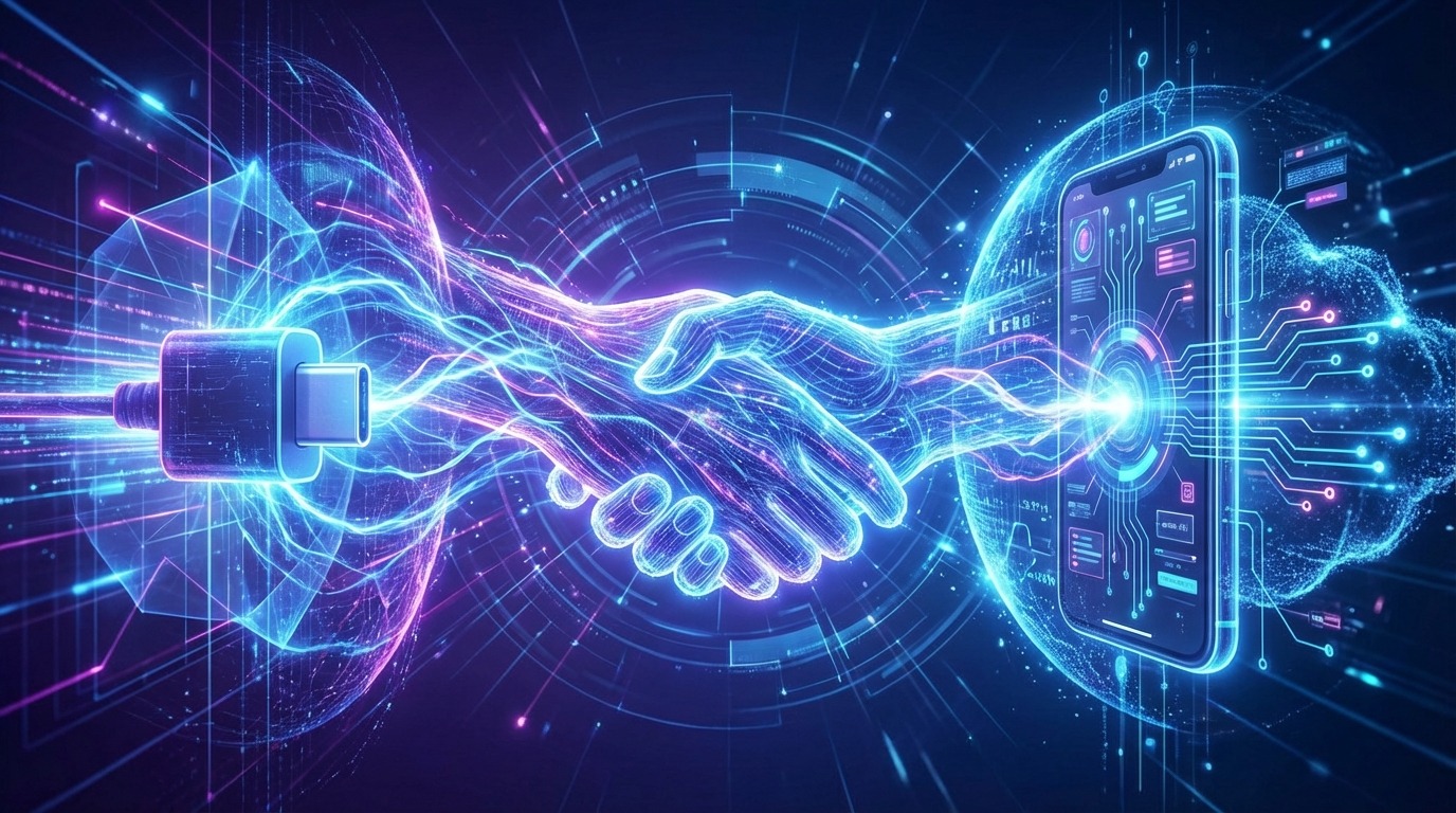 USB-C 충전기기와 기기 간의 지능적인 핸드쉐이킹 통신