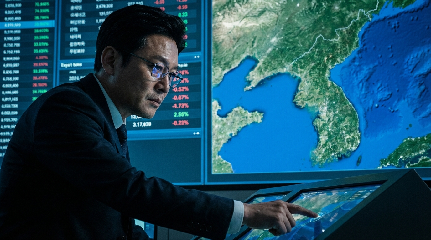 중국과 일본의 갈등 속 전략적으로 위치한 한국 상징 기어