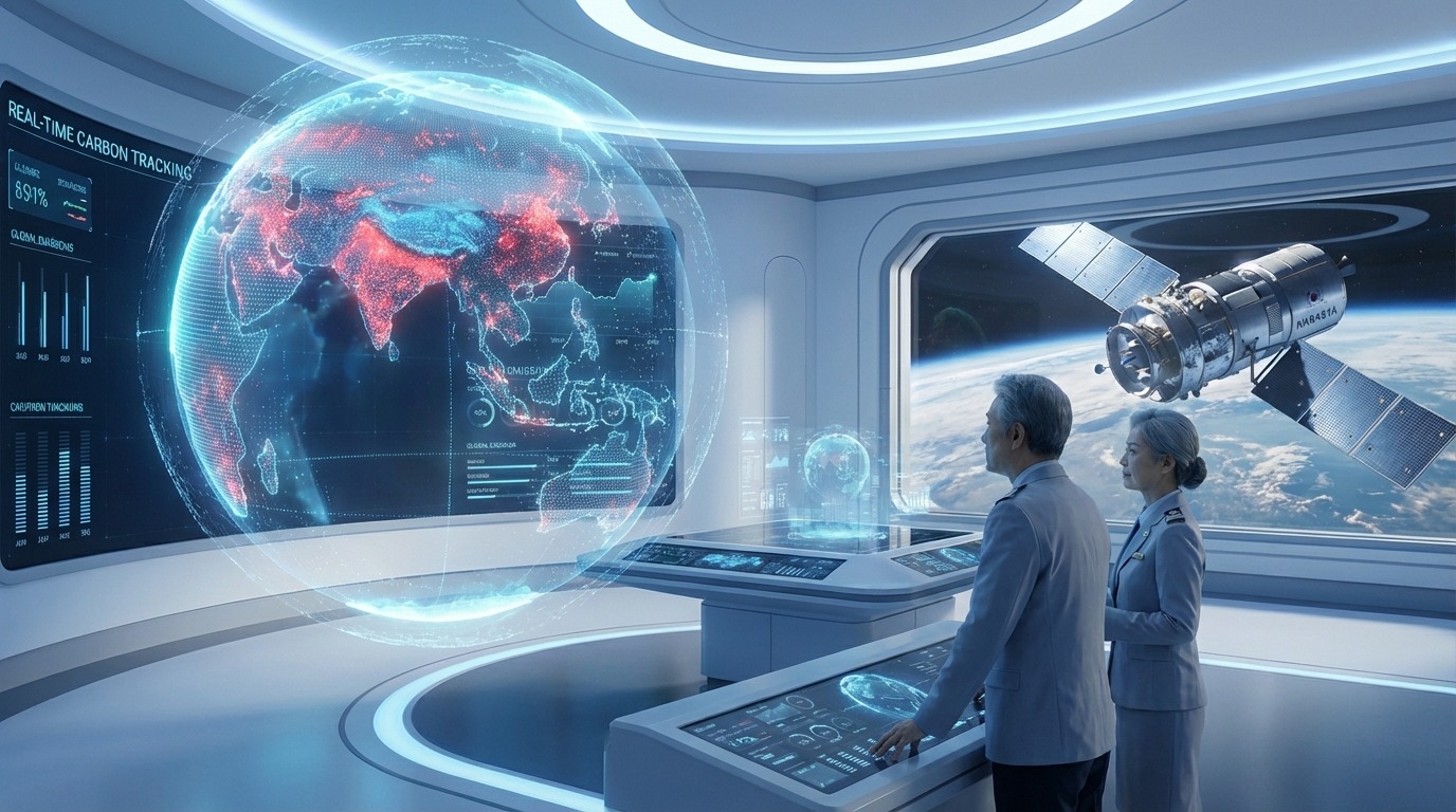 자전거 이용, 대중교통 등 일상 속 친환경 활동을 하는 사람들