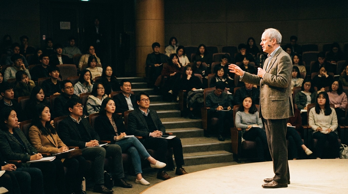 마이클 샌델 교수가 한국에 던진 AI 시대 윤리 질문