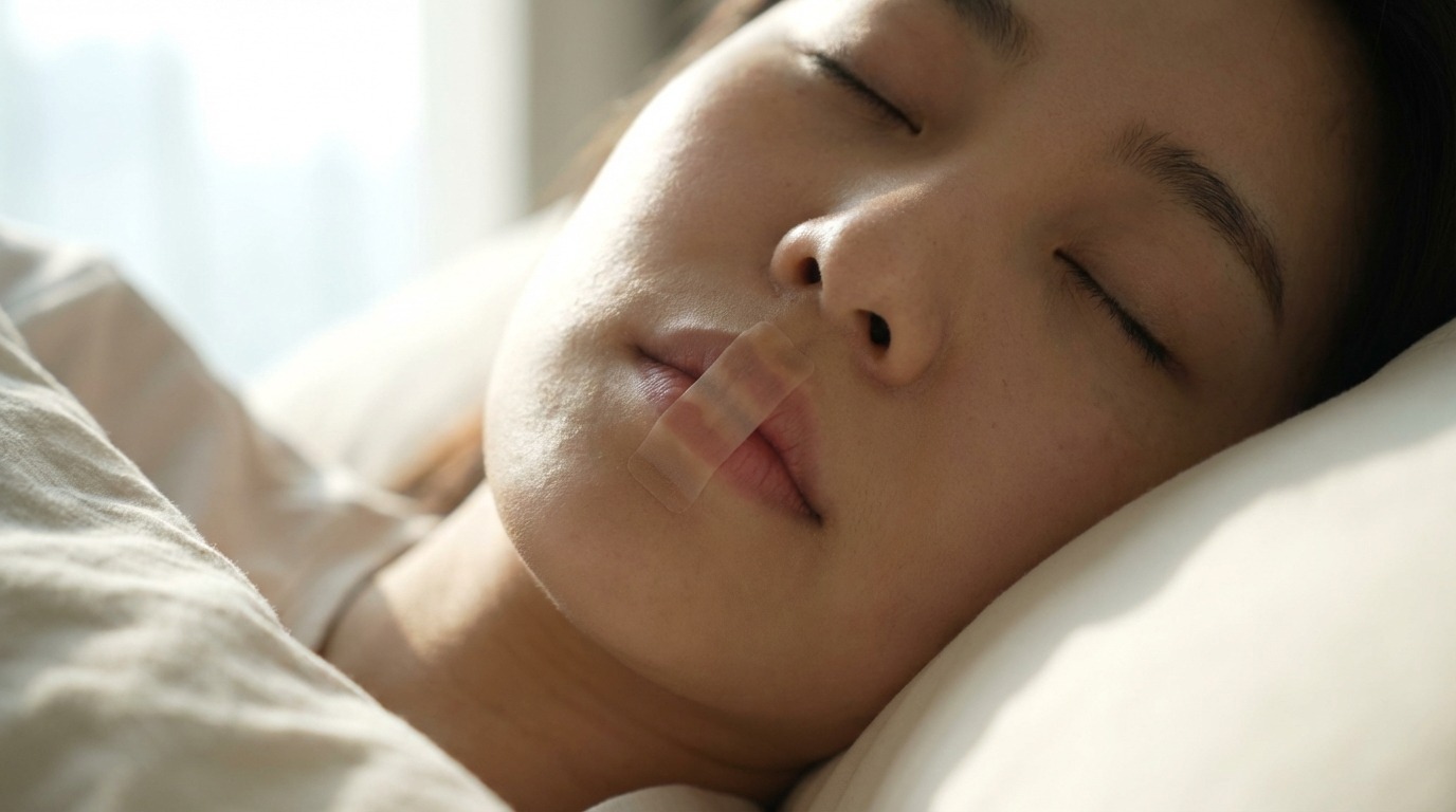 입 테이핑의 놀라운 효과