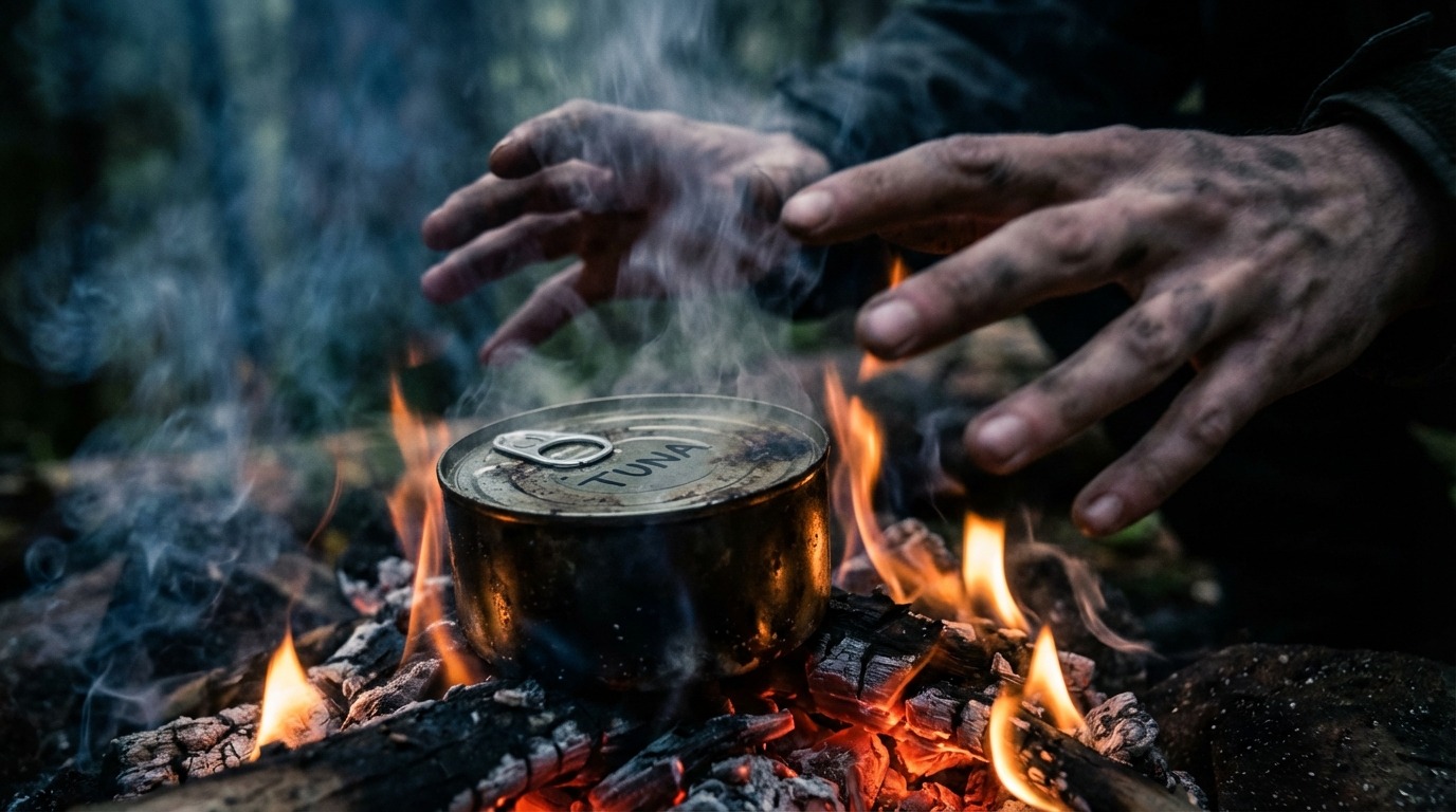 찌그러진 캔과 직접 가열은 절대 금물!