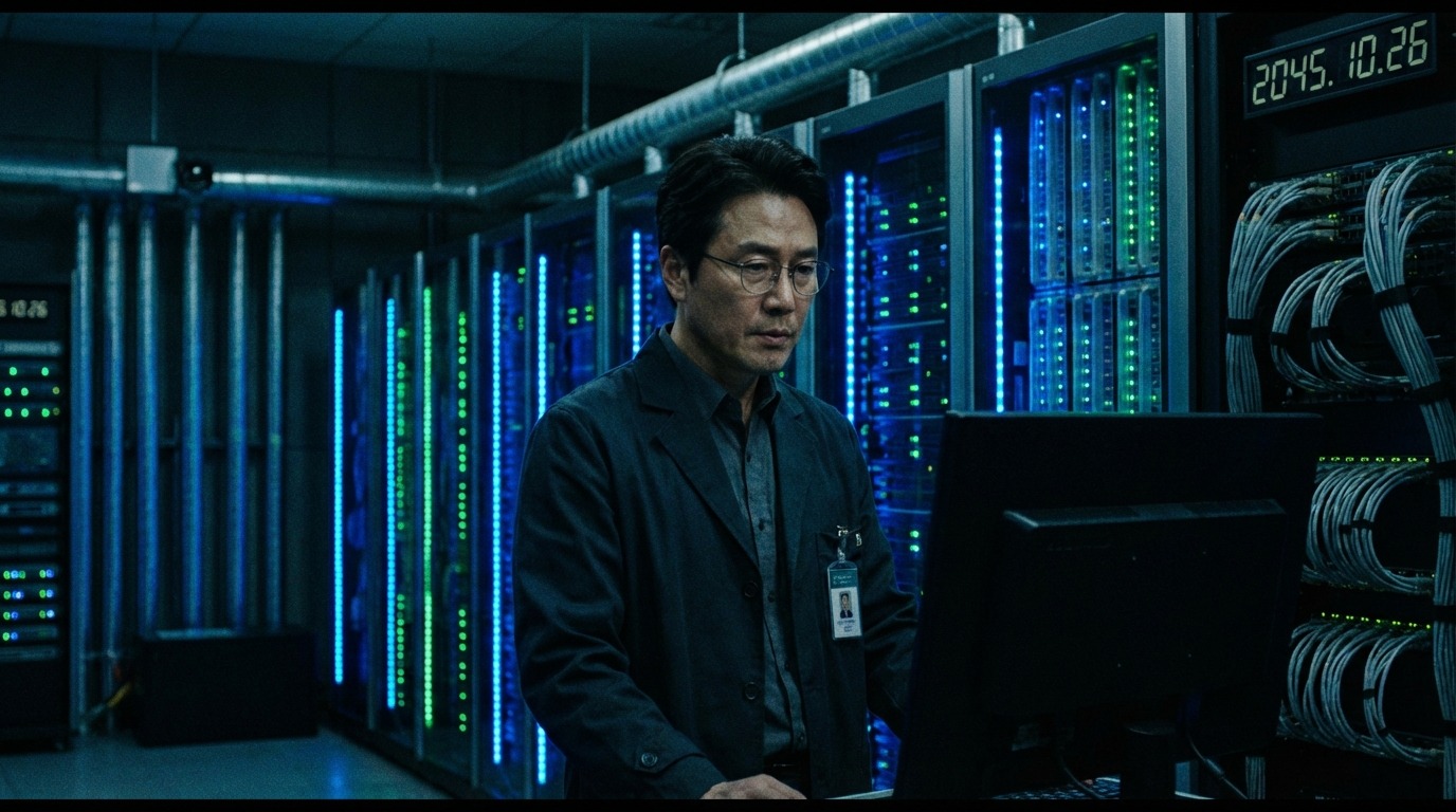 한국의 고성능 AI 인프라와 GPU 기술을 연구하는 과학자