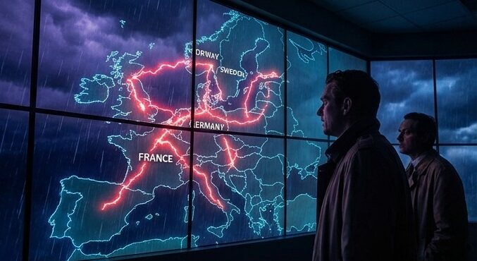 유럽 전력 그리드 지도: 국가 간 에너지 흐름과 긴장감