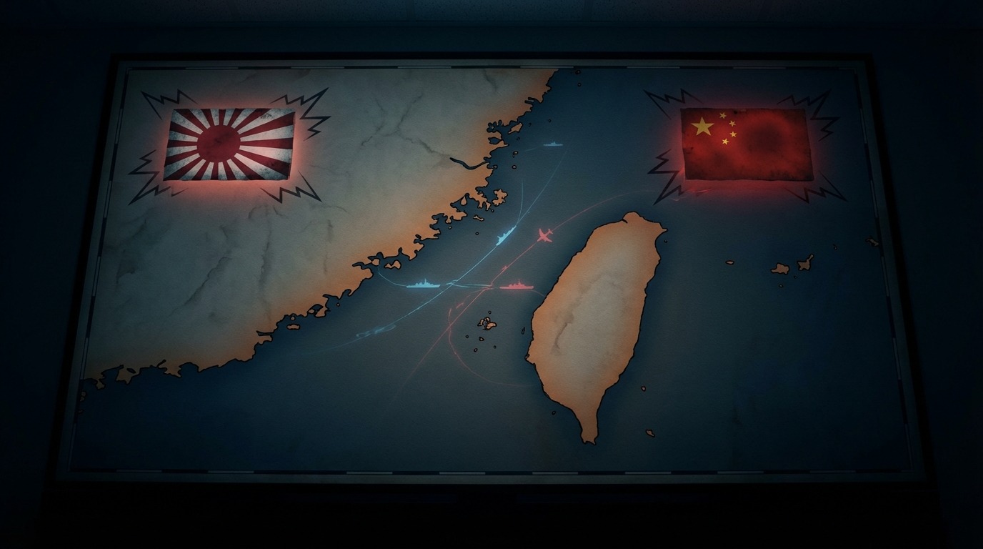 대만 문제를 둘러싼 중일 간의 외교적 긴장