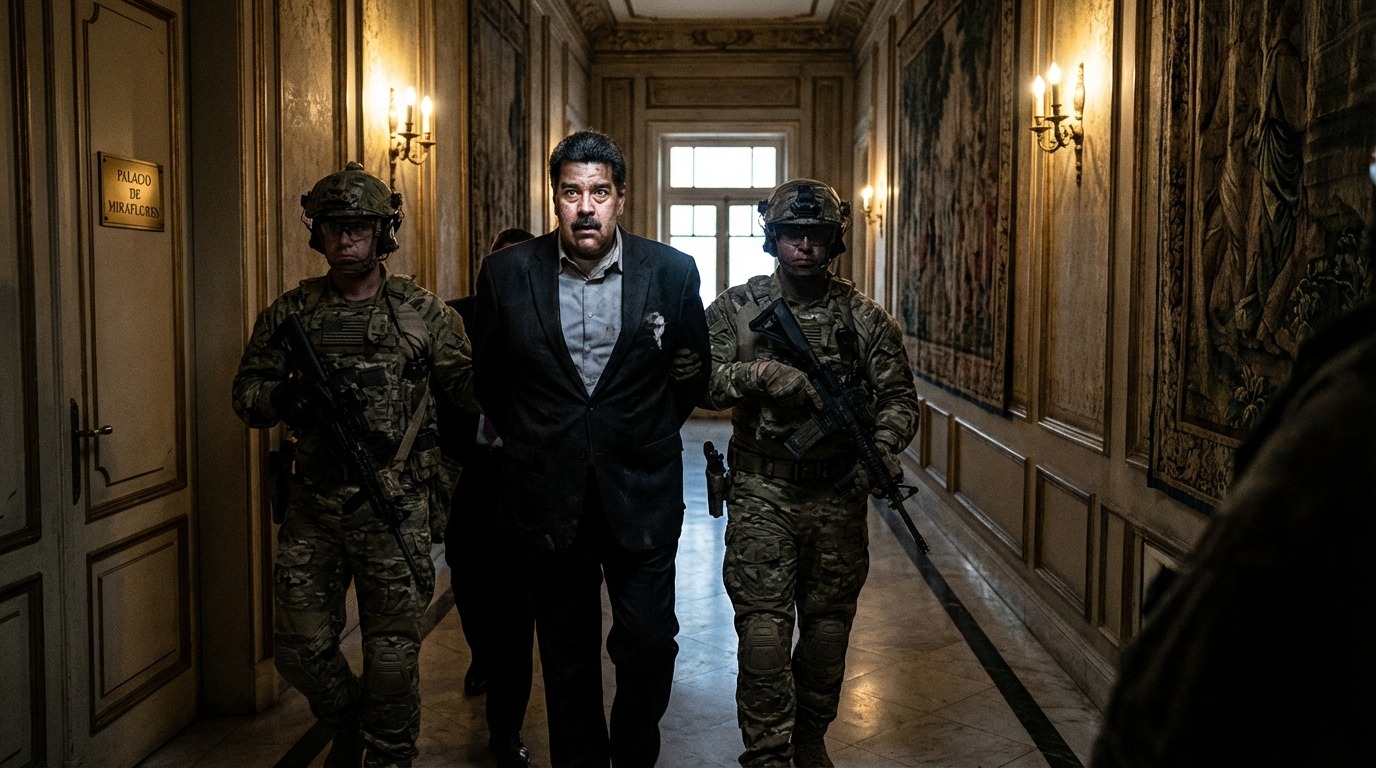 미국 특수부대에 의해 생포된 니콜라스 마두로 베네수엘라 대통령