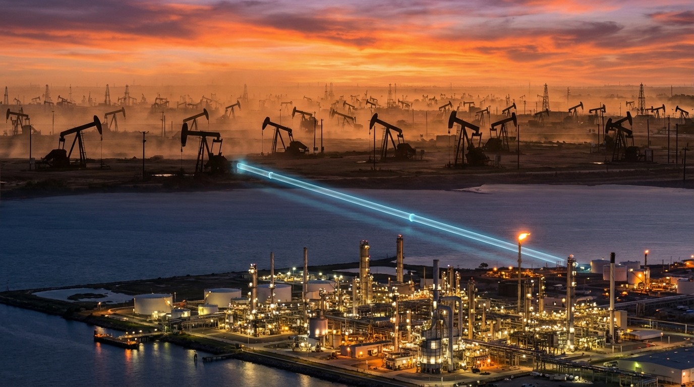 베네수엘라의 방대한 유전과 미국 정유 시설의 에너지 시너지