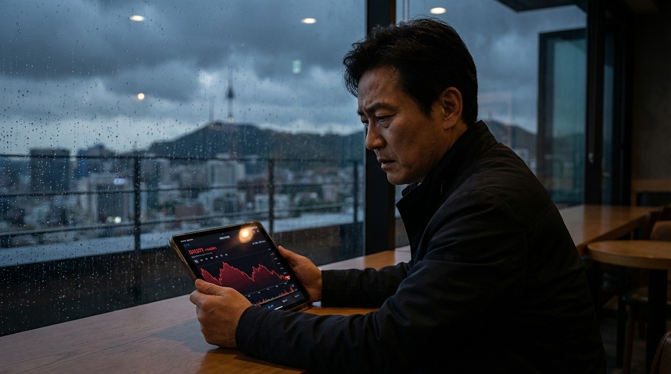 한국 경제 불확실성에 깊이 우려하는 투자자