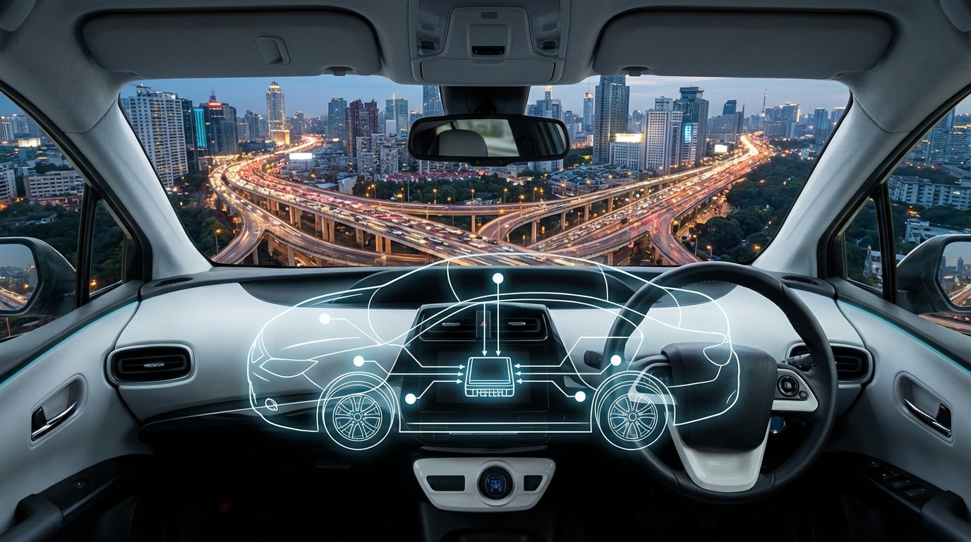 미래 자동차의 영역 기반 아키텍처(Zonal Architecture)와 도시 도로망