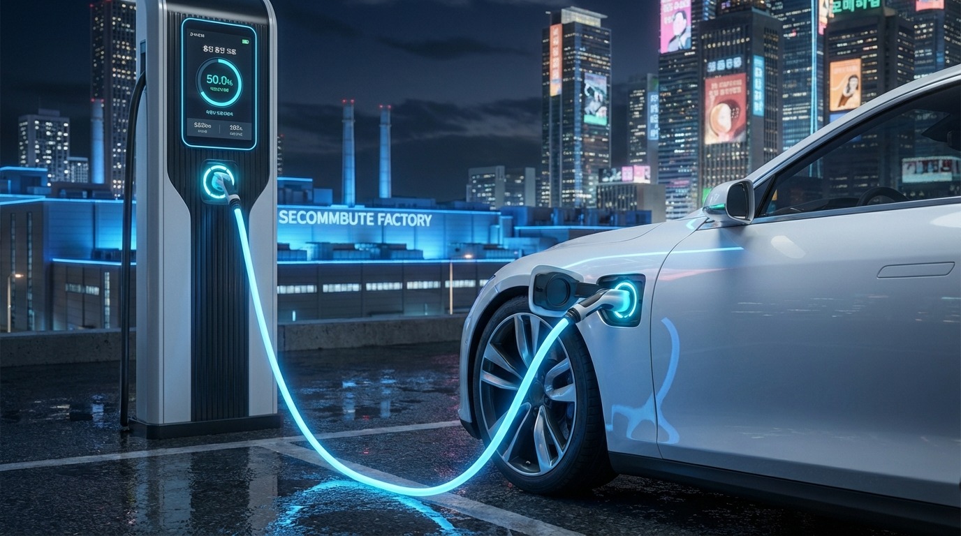 한국 220V 전환 프로젝트 당시 전국 각지에서 110V 배선을 교체하는 근로자들